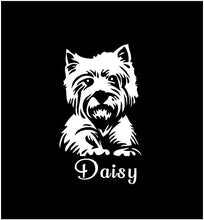 Load image into Gallery viewer, westie west highland white terrier decal car truck window dog sticker