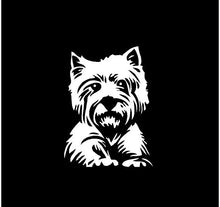 Load image into Gallery viewer, Westie Decal West Highland White Terrier Custom Vinyl Car Truck Window Laptop Sticker Personalize