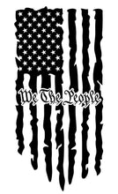 Load image into Gallery viewer, We the People Distressed Flag tailgate decal