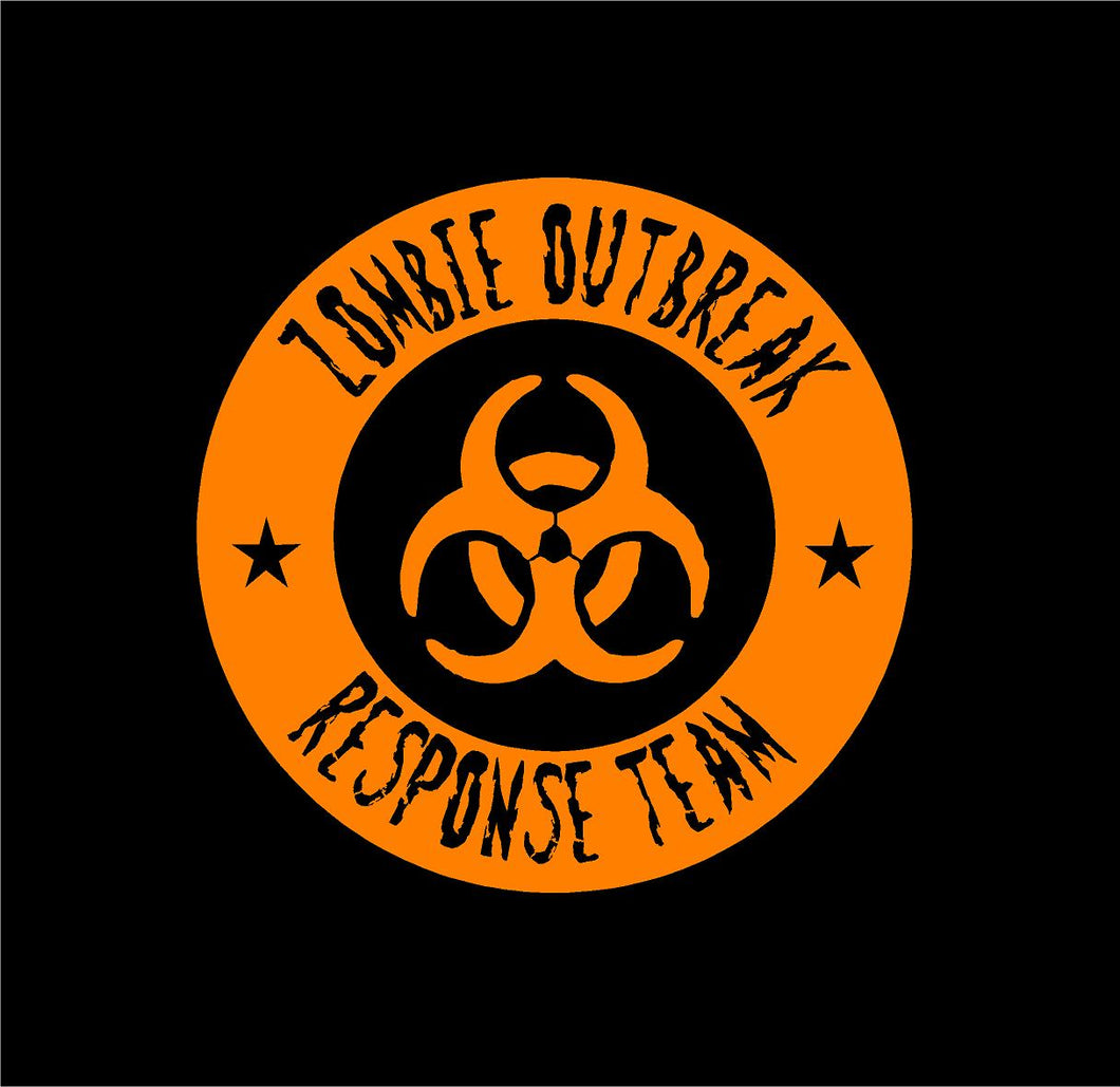 zombie outbread response team decal