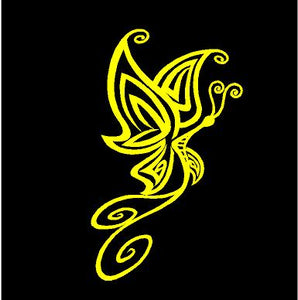 butterfly car decal