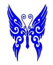 Load image into Gallery viewer, blue butterfly decal