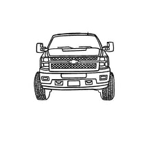 Load image into Gallery viewer, Chevy Truck Line art