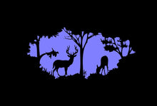 Load image into Gallery viewer, Deer Scene Wildlife Hunting Nature Custom Vinyl car window decal sticker