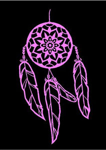 dream catcher feather decal