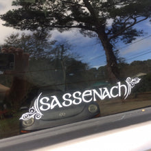 Load image into Gallery viewer, Sassenach Decal Custom Celtic Scotland Vinyl Car Truck Window sticker