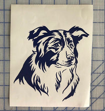 Load image into Gallery viewer, border collie car window decal