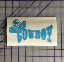 Load image into Gallery viewer, Cowboy car decal sticker