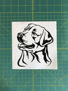 Labrador Retriever Dog Decal Custom Vinyl car truck window lab sticker