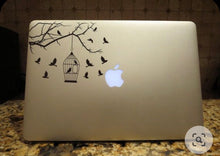 Load image into Gallery viewer, bird cage laptop decal sticker