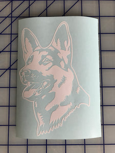 German Shepherd Dog Decal Custom Vinyl car truck window sticker