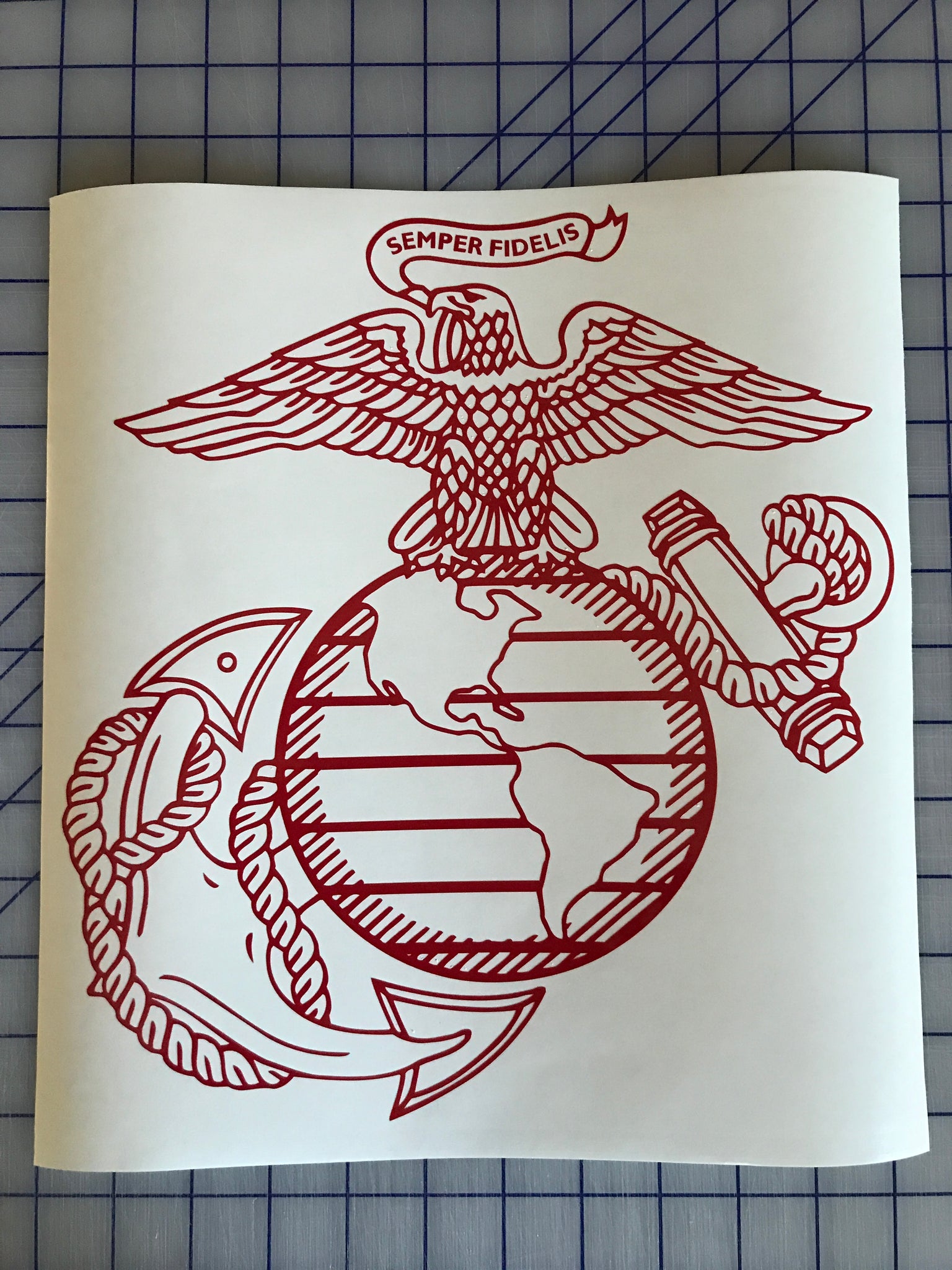 USMC EGA decal USMC car decal Marine decal Custom Vinyl Decal Diecut ...