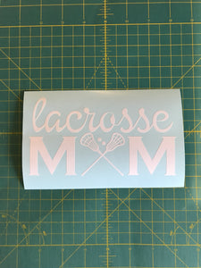 Lacrosse Mom Decal Custom Vinyl Car Truck Window Sports Sticker