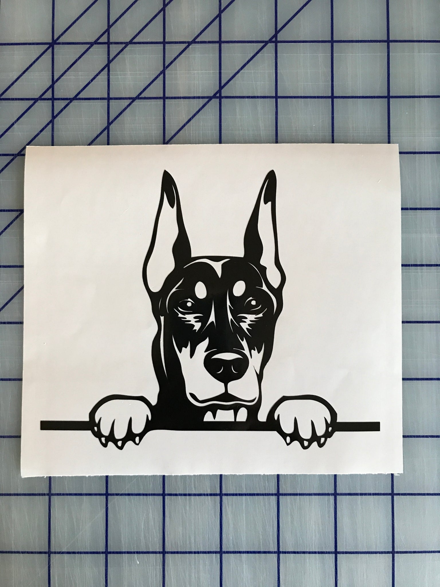 Got Dobies? Doberman Pinscher Dog Decal - Funny Car Or Laptop Sticker