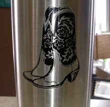 Load image into Gallery viewer, cowgirl boots decal
