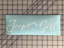 Load image into Gallery viewer, Jeep Girl Decal Custom Vinyl car truck window bumper sticker