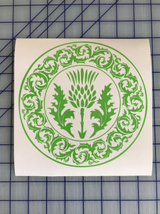 Celtic Thistle Scotland Heritage vinyl decal sticker